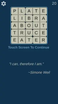 Five Words - Free  - A Word Matrix Puzzle Game Screen Shot 5