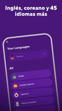 DROPS Aprende inglés y idiomas Screen Shot 1