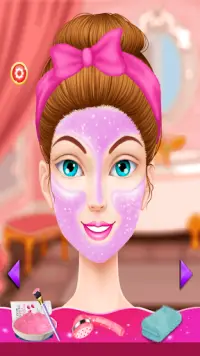 Makeover Cute Girl Salon Dress Up Game Screen Shot 1