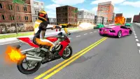 Biker Gang- New Bike Race Shooting Action Game 3D Screen Shot 0