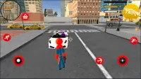 Spider stickman Rope Hero - Gangster New York City Screen Shot 2