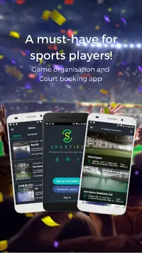 Sportify App Screen Shot 0
