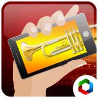 Play trumpet blowing joke simulator