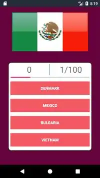 World Flags Quiz Screen Shot 4