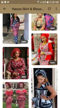 Hausa Skirt & Blouse Styles. Screen Shot 1