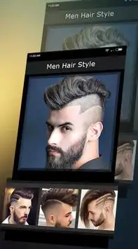 Men hairstyle set my face 2018 Screen Shot 1