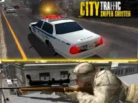 Thành phố giao thông Sniper Sh Screen Shot 8