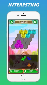 Hex Block Pop! Candy Block Puzzle Games Screen Shot 1