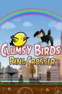 Flying Bird Ring Crosser Приключения Screen Shot 0