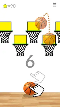 Баскетбол Swipe Star Снайпер | Симулятор игры Screen Shot 4