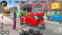 TukTuk Auto Rickshaw Taxi Game Screen Shot 1