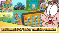 Garfield Spot the Difference Screen Shot 6