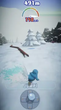 Penguin X-Run: Snowboarding Screen Shot 6