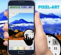Mountain Pixel Art-Color By Number Screen Shot 0