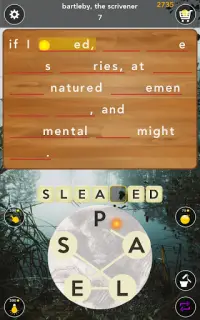 Novelescapes - Words From Novels Free Puzzle Game Screen Shot 3