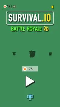 Survival io 2D Battle Royale Screen Shot 0