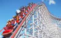 Roller Coaster Games Theme Park Ride Screen Shot 3