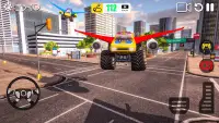 Flying Car Games 3D Simulator Screen Shot 1