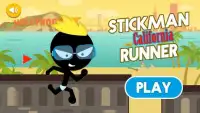 Stickman Run California Screen Shot 0