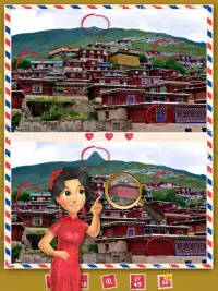 Geography: I love China! Find Differences Game Screen Shot 15