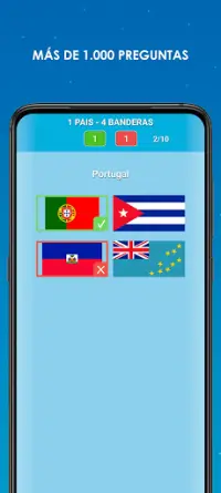 Países, capitales y banderas del mundo - geografía Screen Shot 2