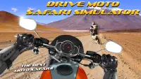 Guidare Moto Safari Simulator Screen Shot 0