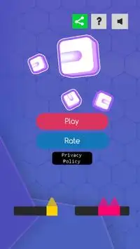 Color Blind Cube Dash 🐧 Screen Shot 0