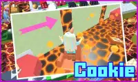 Escaper Cookie Swirl - Robloxe Obby LavaLand Mod Screen Shot 0
