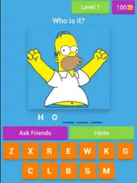 Guess the Simpsons characters Screen Shot 5