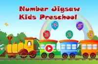 Number Jigsaw kids Puzzle Preschool Screen Shot 0