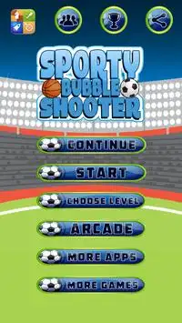 Sporty Bubble Shooter Screen Shot 1