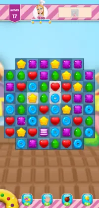 Sweet Sugar Candy Mania: Crush & Pop Free Match 3 Screen Shot 1