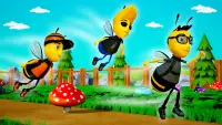 permainan pelari lebah puteri Screen Shot 3