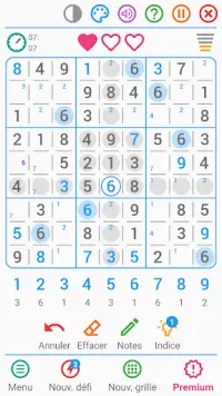 Sudoku classique en français Screen Shot 0