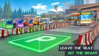 Parking Simulator 3D Bus Games Screen Shot 2