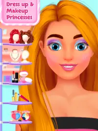 Princess Dress Up & Makeover - Salon Kecantikan Screen Shot 8