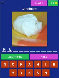Condiments Quiz (Food Quiz Game) Screen Shot 10