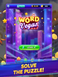 Word Vegas - Free Puzzle Game to Big Win Screen Shot 8
