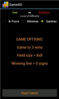 Game XO (tic tac toe) Screen Shot 2