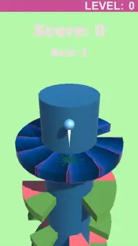 Twisting Ball - Go To The Bottom Screen Shot 0