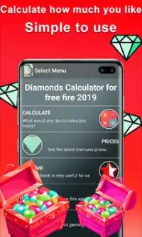 Diamond Legend Calculator for Free Fire Free Screen Shot 0