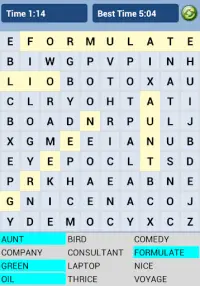 Word Search Puzzle Screen Shot 1