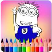 How To Color Despicable me 3 (coloring for kids)