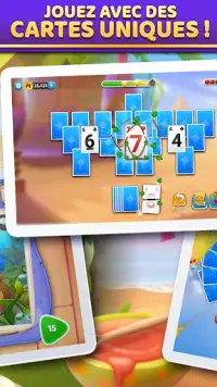 Puzzle Solitaire - Tripeaks Escape with Friends Screen Shot 2