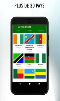 Afrika Lyrics - Paroles de chansons africaines Screen Shot 0