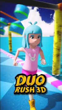 Duo Rush 3D: Multiplayer Fun Race Screen Shot 0