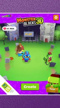 Monster 3D Blocks: Build and play Screen Shot 6
