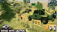 Offroad Jeep Driving Game: การผจญภัยของจี๊ปจริง Screen Shot 3