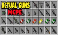 Actual Guns Mod for Minecraft PE Screen Shot 1