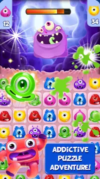 Monster Buster: Free Match 3 Games Screen Shot 3